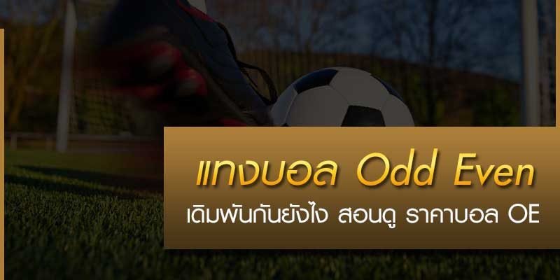 แทงบอลคู่คี่ คืออะไร